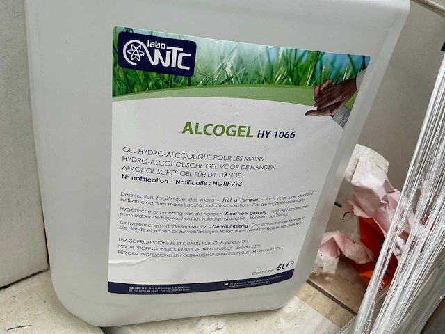 Labo wtc partij hydro alcoholische gel - afbeelding 2 van  4