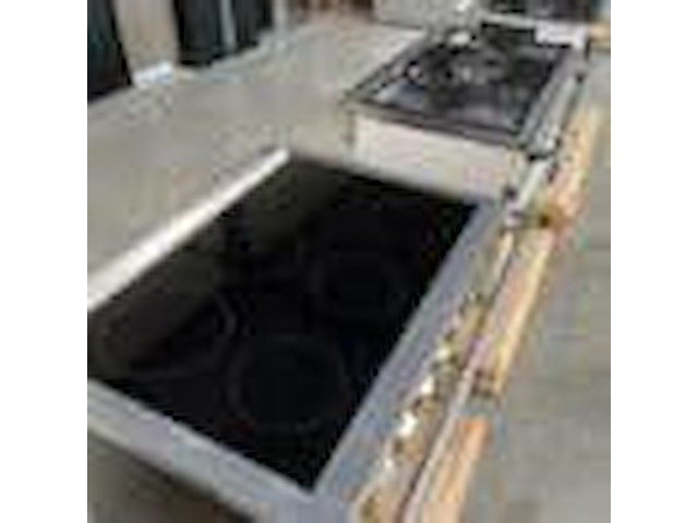 Lacanche gasfornuis beaune 90cm zwart/messing - afbeelding 2 van  3