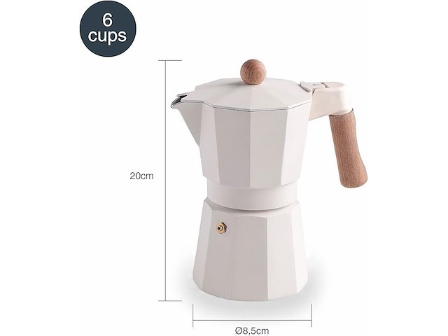 Lacor italiaans koffiezetapparaat - afbeelding 2 van  3