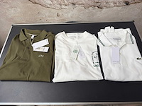 Lacoste shirt (groen=longsleeve) (3x) - afbeelding 1 van  3