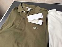 Lacoste shirt (groen=longsleeve) (3x) - afbeelding 3 van  3