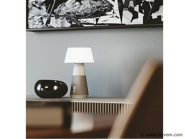 Lad decibel oplaadbare tafellamp met bluetooth speaker - afbeelding 2 van  5