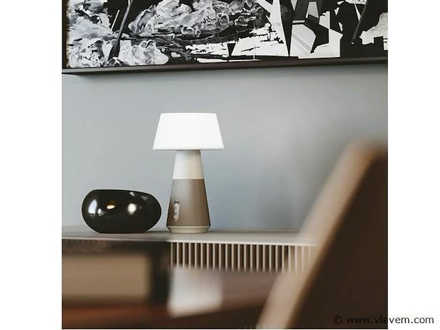 Lad decibel oplaadbare tafellamp met bluetooth speaker - afbeelding 2 van  5