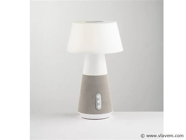 Lad decibel oplaadbare tafellamp met bluetooth speaker - afbeelding 1 van  5