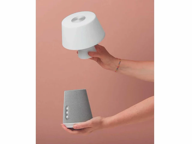 Lad decibel oplaadbare tafellamp met bluetooth speaker - afbeelding 4 van  5