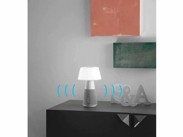 Lad decibel oplaadbare tafellamp met bluetooth speaker - afbeelding 5 van  5