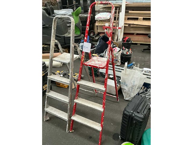 Ladder en trap (2x) - afbeelding 1 van  1