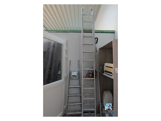 Ladder en trapladderset - afbeelding 1 van  6
