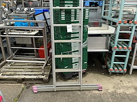 Ladder met steunvoet (2x) - afbeelding 1 van  3