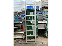 Ladder met steunvoet (2x) - afbeelding 2 van  3