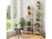 Ladder plank opslagplank 6-laag boekenkast - afbeelding 5 van  8