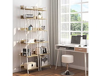 Ladder plank opslagplank 6-laag boekenkast - afbeelding 6 van  8