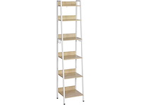 Ladder plank opslagplank 6-laag boekenkast - afbeelding 8 van  8