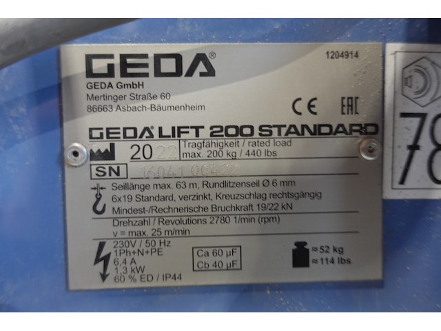 Ladderlift geda - afbeelding 4 van  6