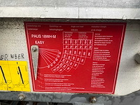 Ladderlift/bouwlift paus 18 wh-m - afbeelding 5 van  36