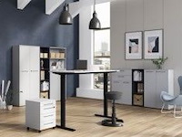 Ladeblok osmond 4 lades - lichtgrijs - afbeelding 5 van  7