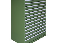 Ladekast met 13 laden - leeg - 120x590x1450mm - afbeelding 1 van  3