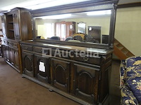 Ladekast met 4 deuren, 4 lades van massief eikenhout - afbeelding 1 van  6