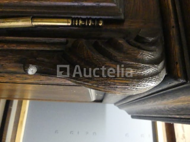 Ladekast met 4 deuren, 4 lades van massief eikenhout - afbeelding 5 van  6