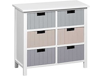 Ladekast met 6 houten lades - afbeelding 2 van  4