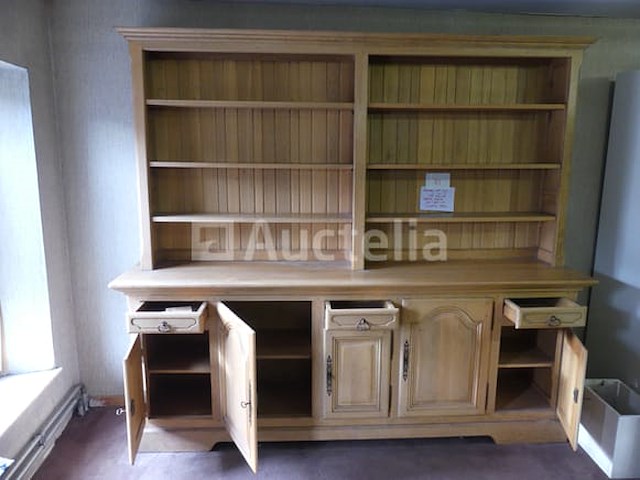 Ladekast met massief eikenhouten planken - afbeelding 1 van  6