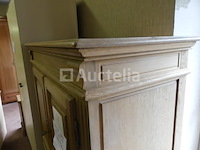 Ladekast met vier deuren in massief eikenhout - afbeelding 1 van  3