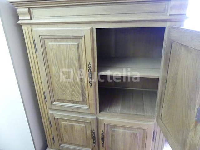 Ladekast met vier deuren in massief eikenhout - afbeelding 3 van  3