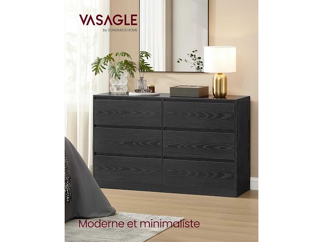 Ladekast slaapkamer 6 laden, opbergkast - afbeelding 2 van  4