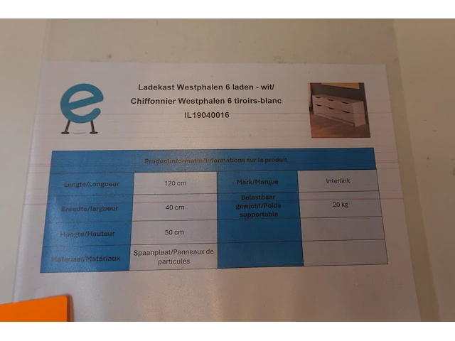Ladekast westphalen - afbeelding 3 van  3