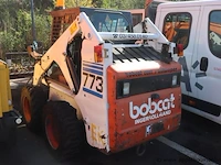 Lader bobcat 773, bj 1999, serie nr 509617402, compleet met veeginrichting, knik-graafbak, graafbak en vork - afbeelding 11 van  16