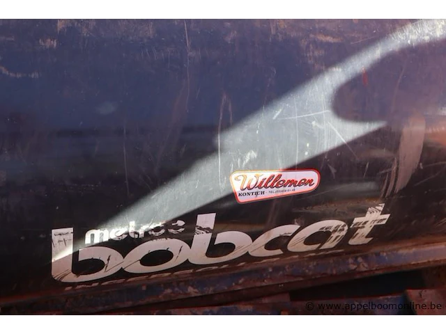 Lader bobcat 773, bj 1999, serie nr 509617402, compleet met veeginrichting, knik-graafbak, graafbak en vork - afbeelding 15 van  16