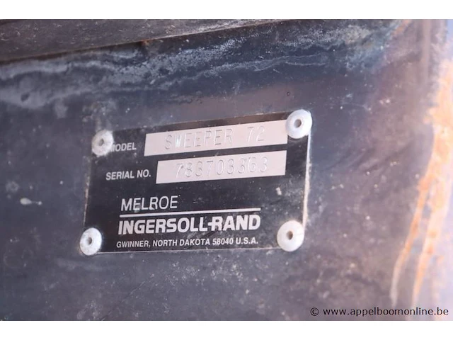 Lader bobcat 773, bj 1999, serie nr 509617402, compleet met veeginrichting, knik-graafbak, graafbak en vork - afbeelding 16 van  16
