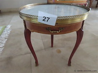 Ladetafeltje met marmeren blad - afbeelding 1 van  3