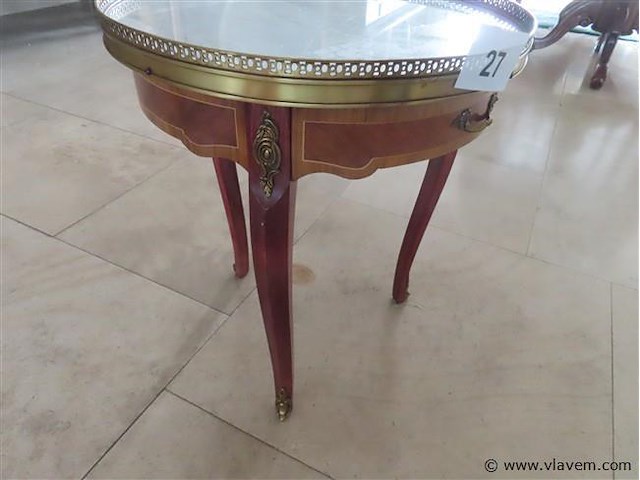 Ladetafeltje met marmeren blad - afbeelding 3 van  3