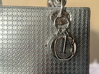 Lady dior handtas zilver - afbeelding 4 van  15