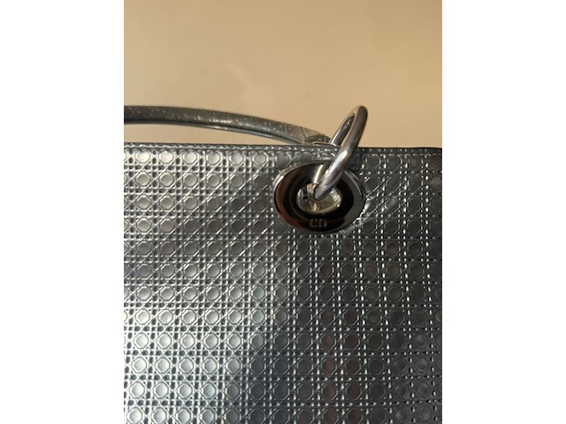 Lady dior handtas zilver - afbeelding 7 van  15
