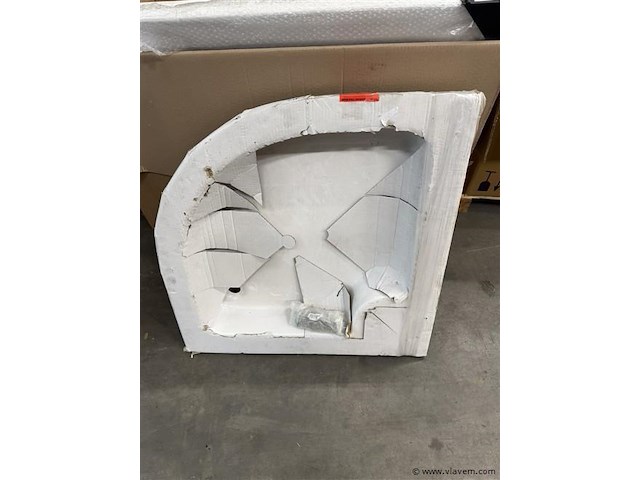 Lafiness quadrant douchebak 90x90x16 cm met stelpoten - afbeelding 1 van  3