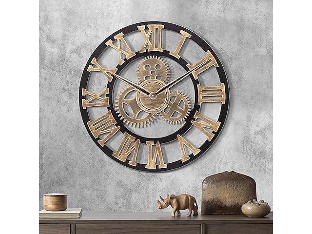 Lafocuse grote wandklok (58 cm) - afbeelding 1 van  3