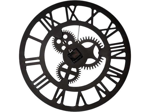 Lafocuse grote wandklok (58 cm) - afbeelding 2 van  3