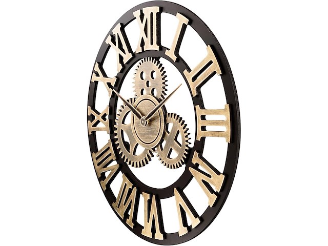 Lafocuse grote wandklok (58 cm) - afbeelding 3 van  3