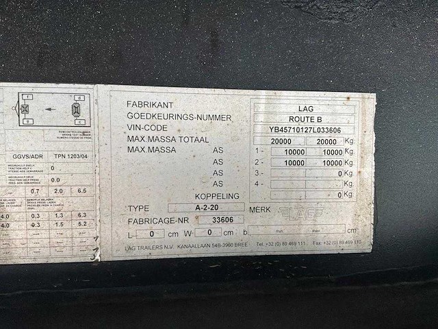 Lag - 2007 - landbouwwagen - afbeelding 9 van  14