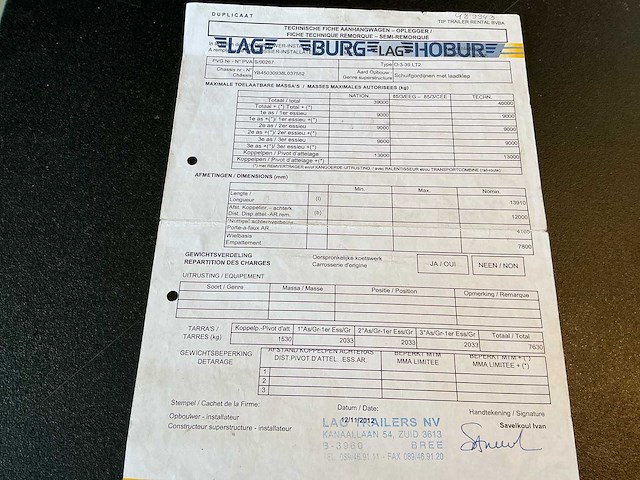 Lag aanhangwagen - afbeelding 9 van  17
