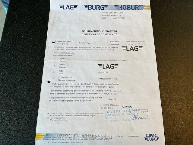 Lag aanhangwagen - afbeelding 2 van  5