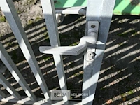 Lage 2-delige poort h120 cm - afbeelding 3 van  5