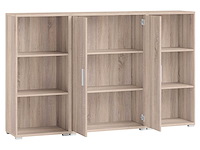 Lage boekenkast olaph - eik - afbeelding 4 van  7