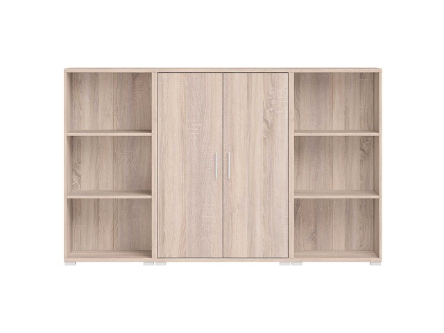 Lage boekenkast olaph - eik - afbeelding 5 van  7