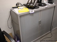 Lage dossierkast vv jaloeziedeuren