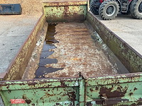Lage groene container - waste container - afbeelding 5 van  5