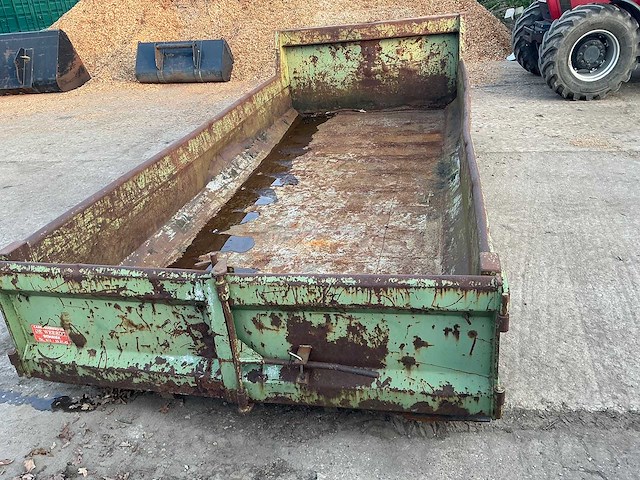 Lage groene container - waste container - afbeelding 1 van  5