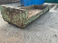 Lage groene container - waste container - afbeelding 2 van  5